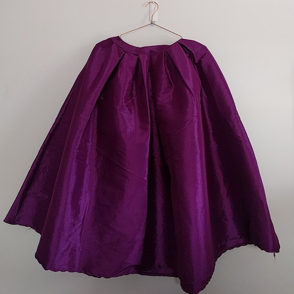 Beautiful Purple Midi Skirt