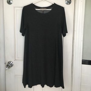 LOFT gray shift dress