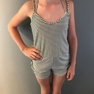 Stripped Romper