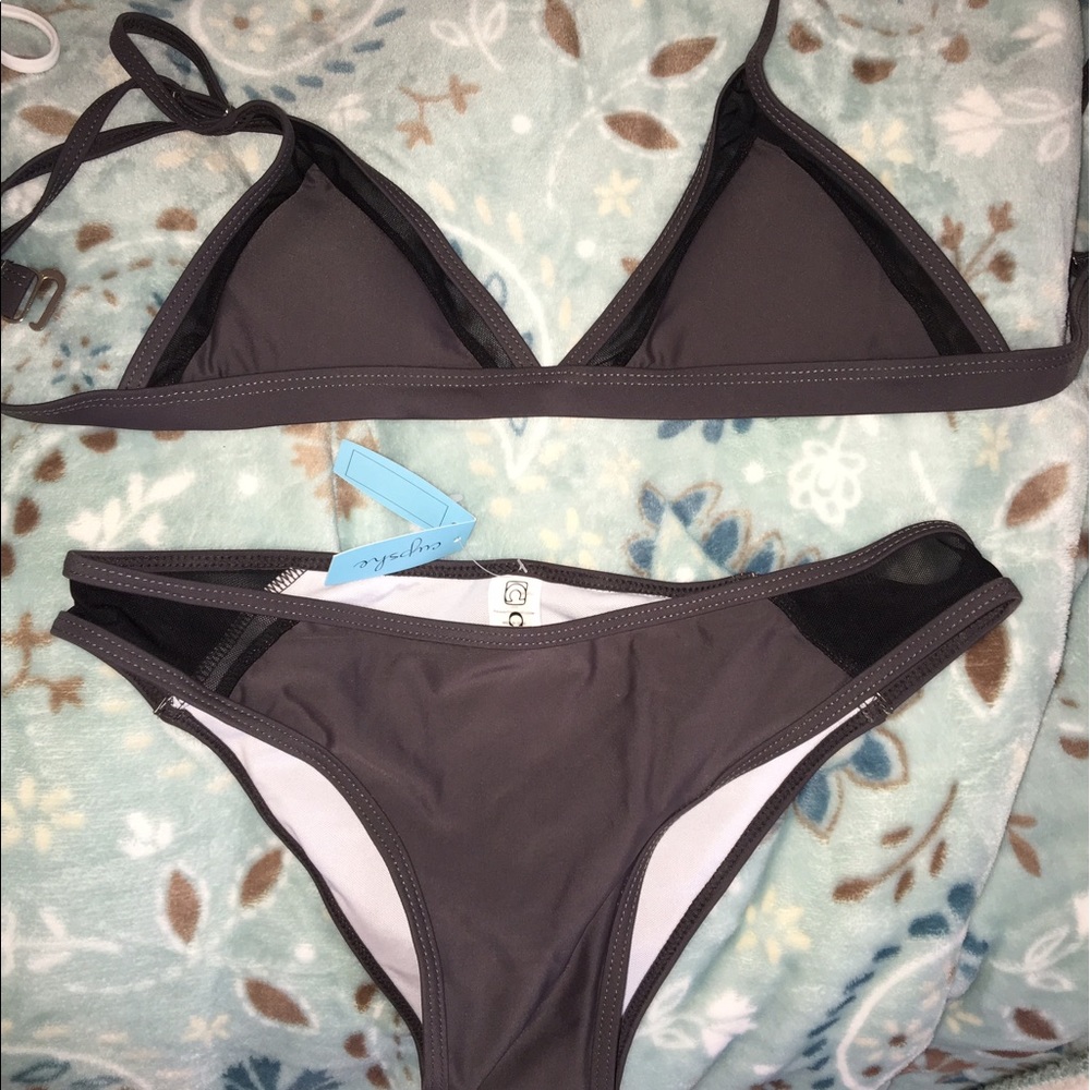 NWT mesh bikini (cupshe)