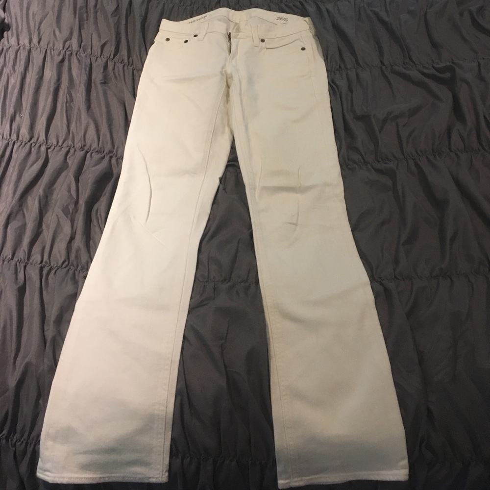 J. Crew white jeans size 26s
