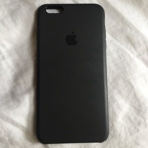 Apple iPhone 6 Plus black silicone case