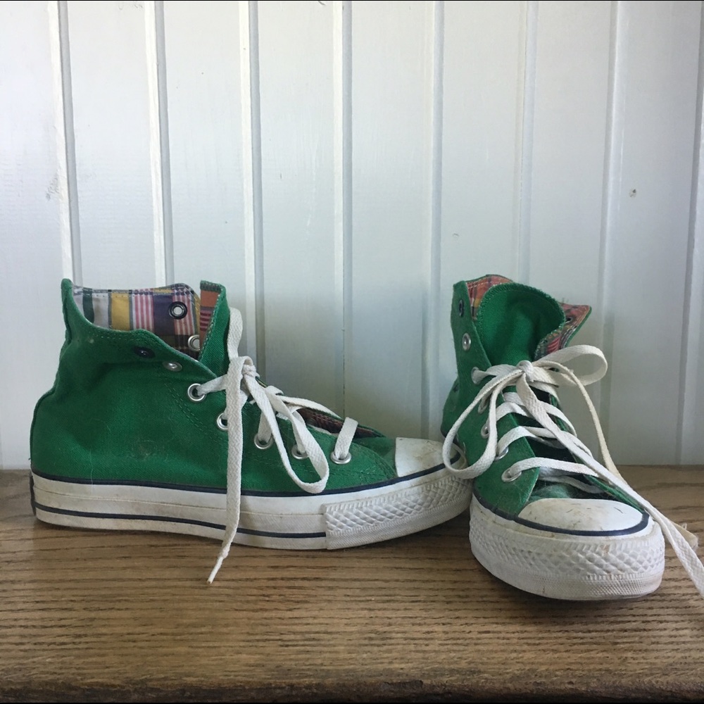 Green High Top Converse