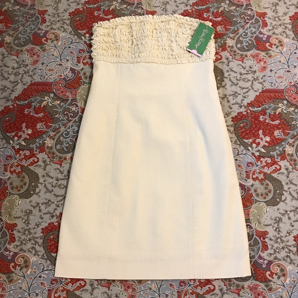 Lilly Pulitzer Seersucker Franco Dress NWT
