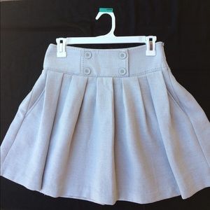 [BCBGeneration] gray pleated A-line skirt, new