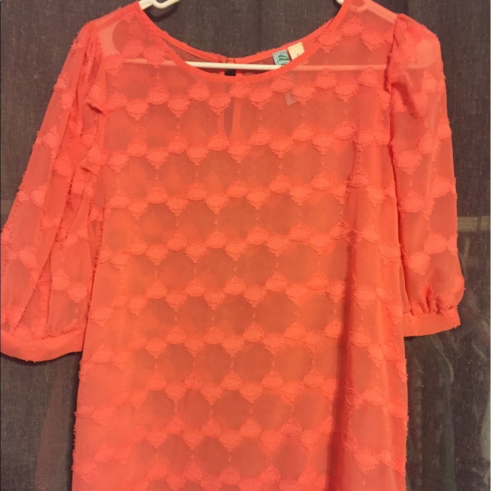 Sheer blouse