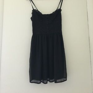 Black Lace Top Dress