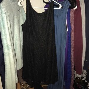 Black sequence dress