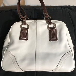 USED Coach travel satchel