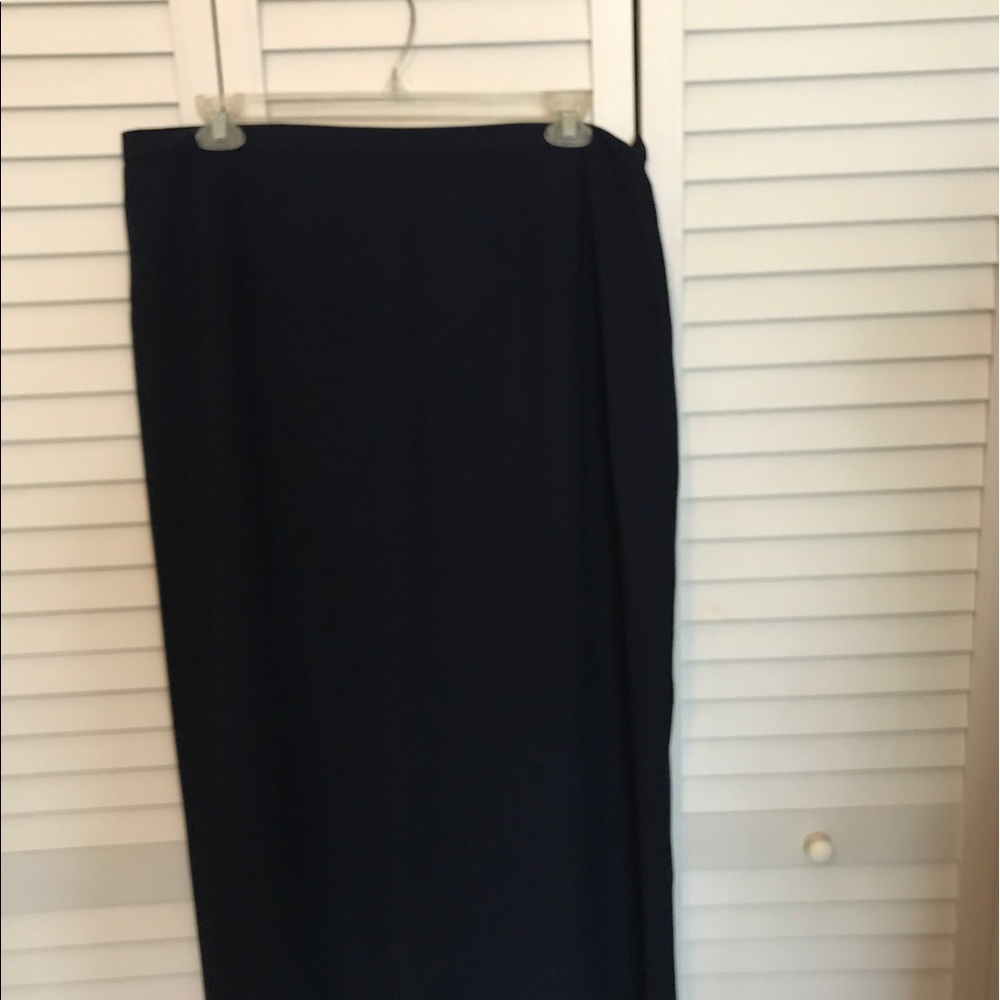 Adrianna Papell Long dark blue maxi skirt