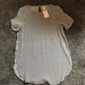 Black and White Stripped blouse