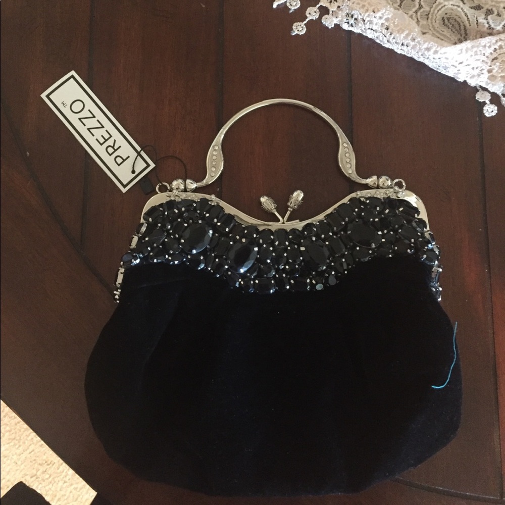 Fancy velvet clutch
