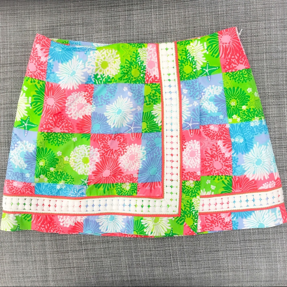 Lilly Pulitzer Star Sighting Patch Skort, 6