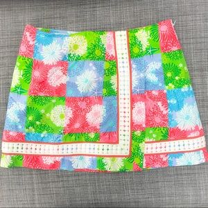 Lilly Pulitzer Star Sighting Patch Skort, 6