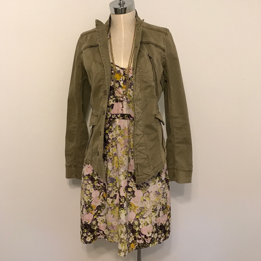 Madewell silk floral dress - Picture 3 of 6