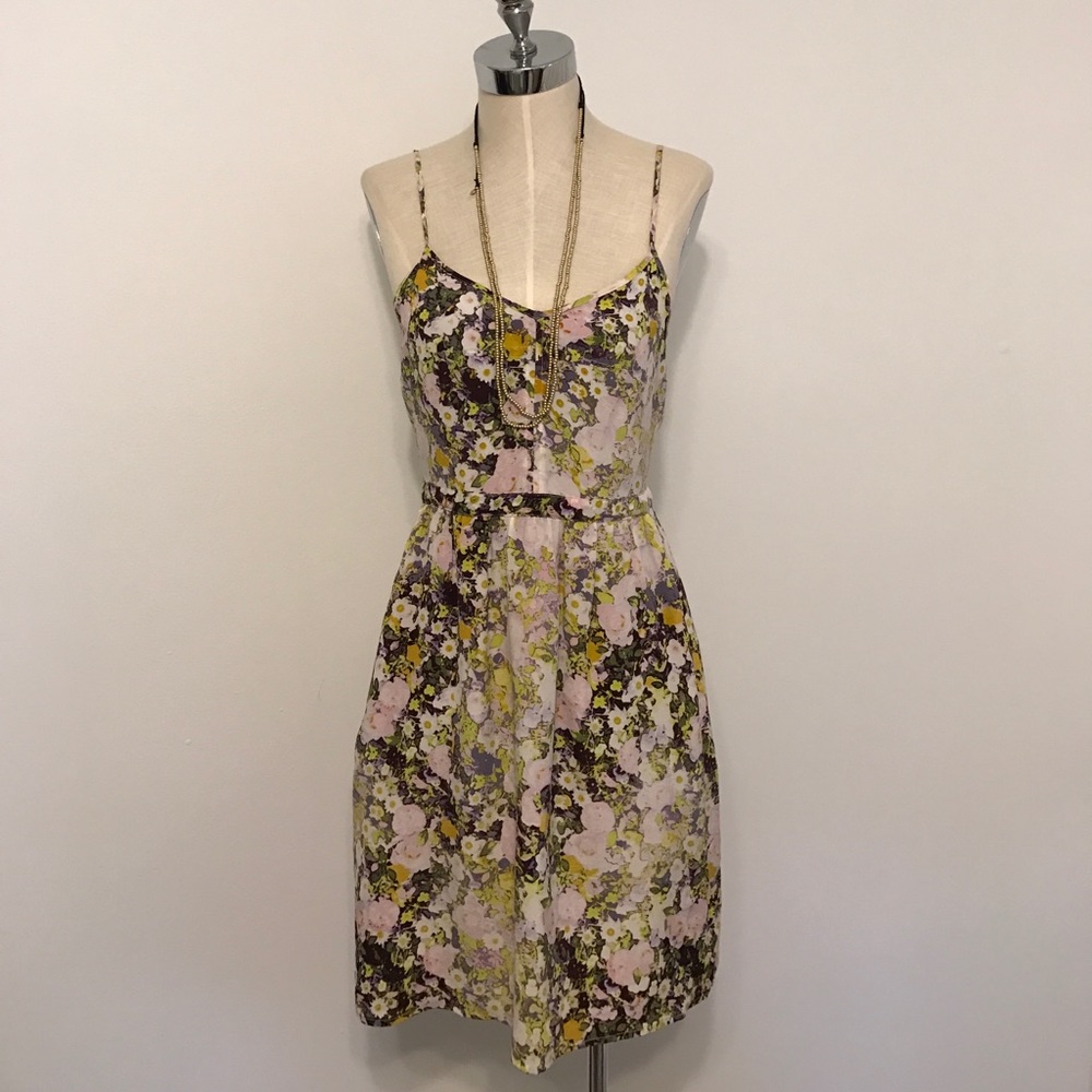 Madewell silk floral dress - Picture 2 of 6