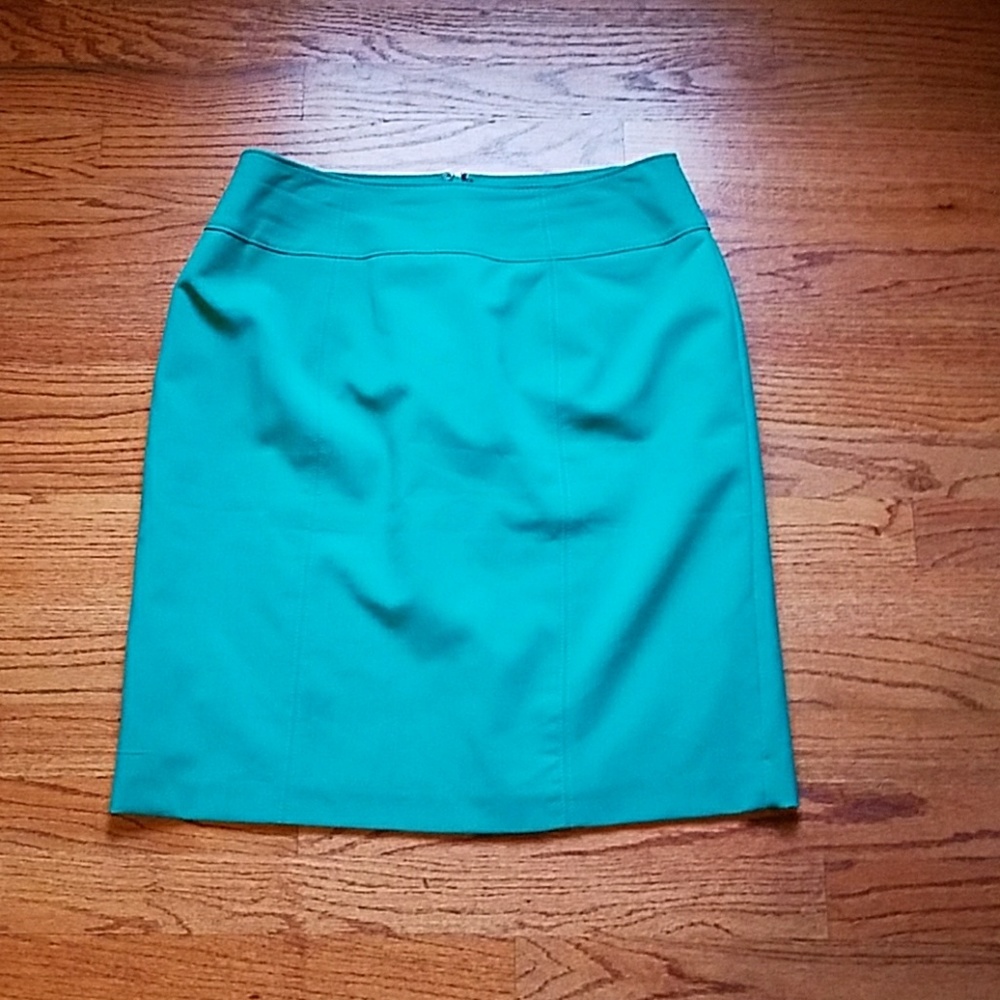 Emerald green skirt