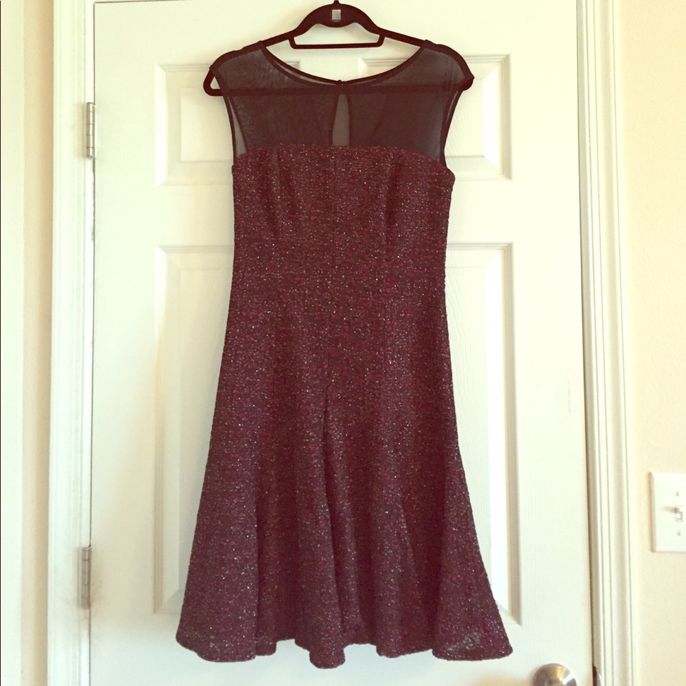 Holiday Red/Black Formal Maggy London Dress-Size 6