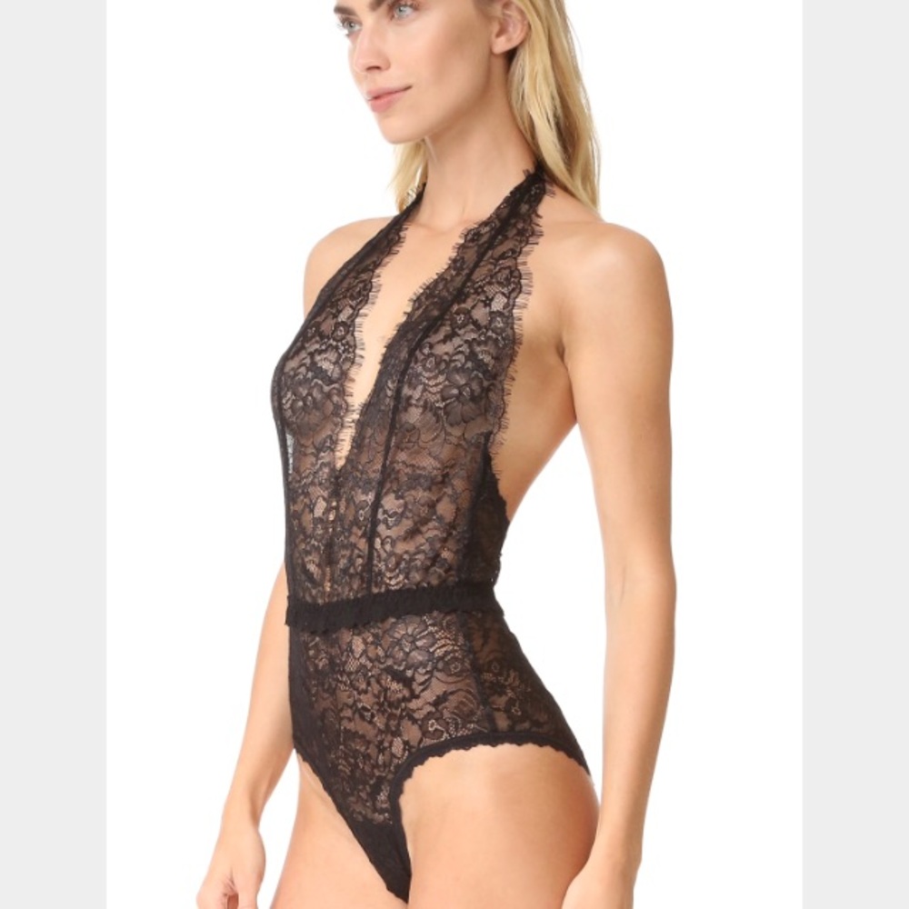 Hanky Panky black lace bodysuit🌹