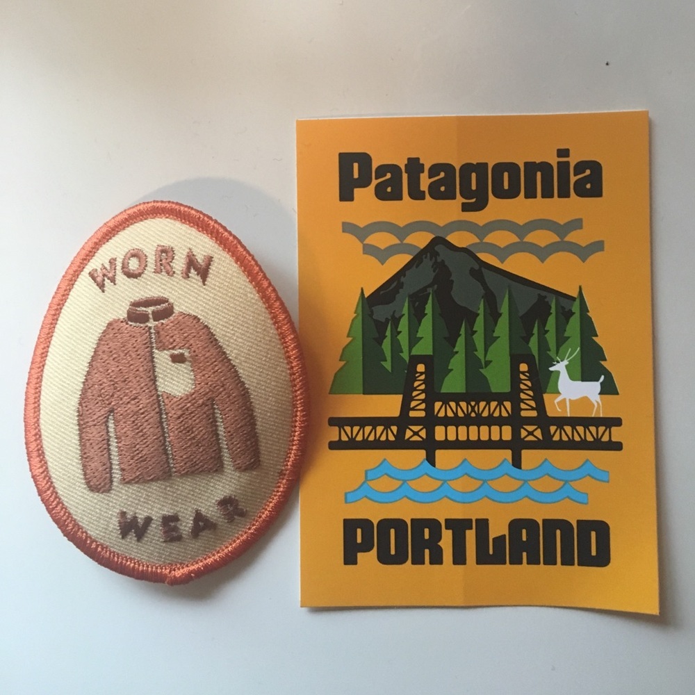 Patagonia sticker and patch set!