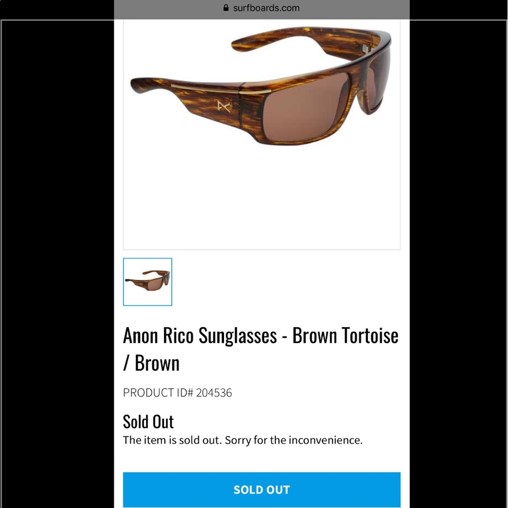 Anon Rico Brown Tortoise Sunglasses