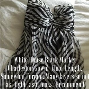 White House Black Market Formal Dress