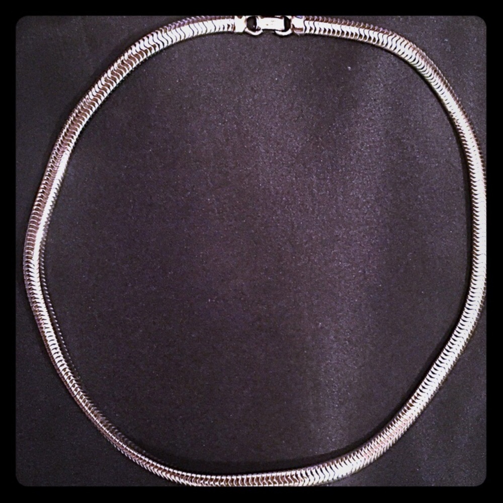 SALE! Vintage 1950's FCC .925 SS Snake Chain.