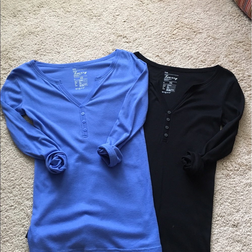 GAP BOWERY SuperSoft Henley Tees