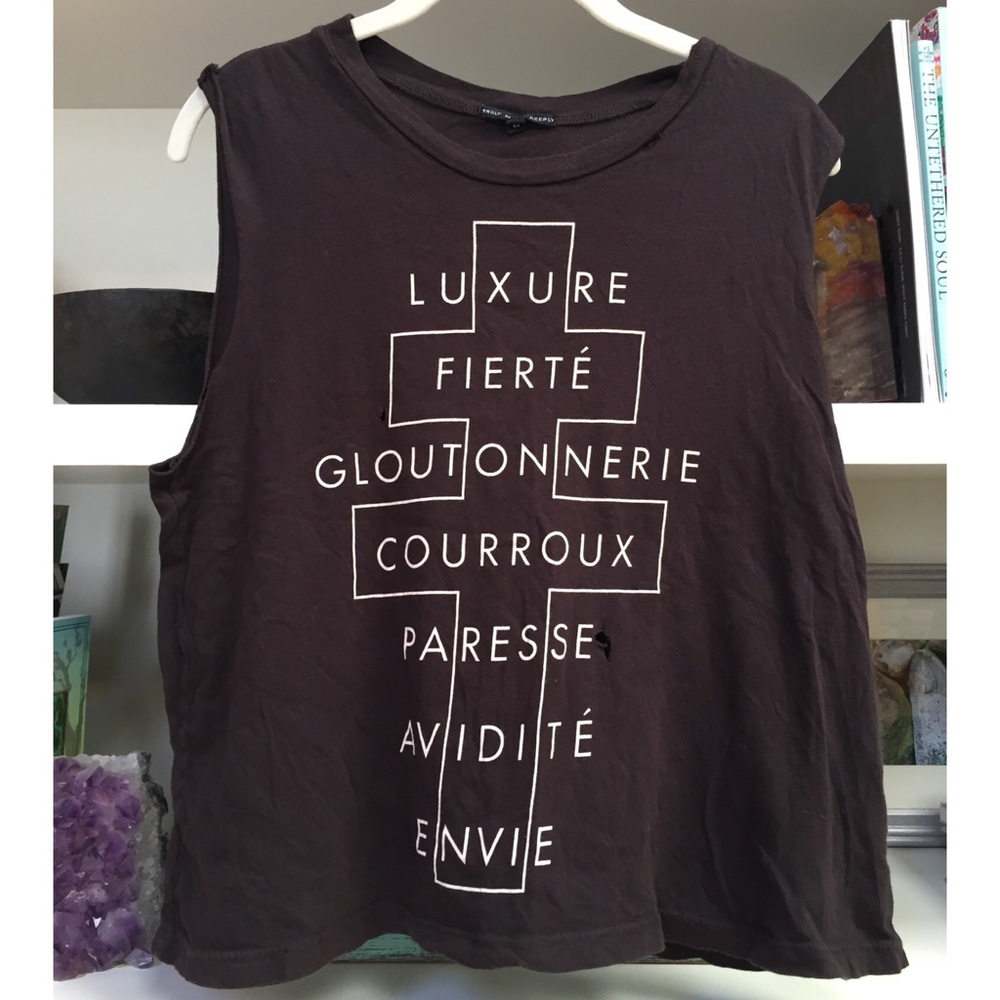 7 French Sins Muscle Tee