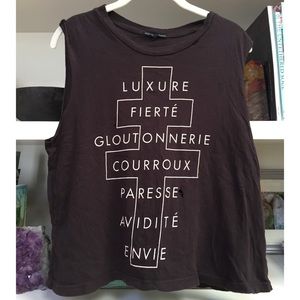 7 French Sins Muscle Tee