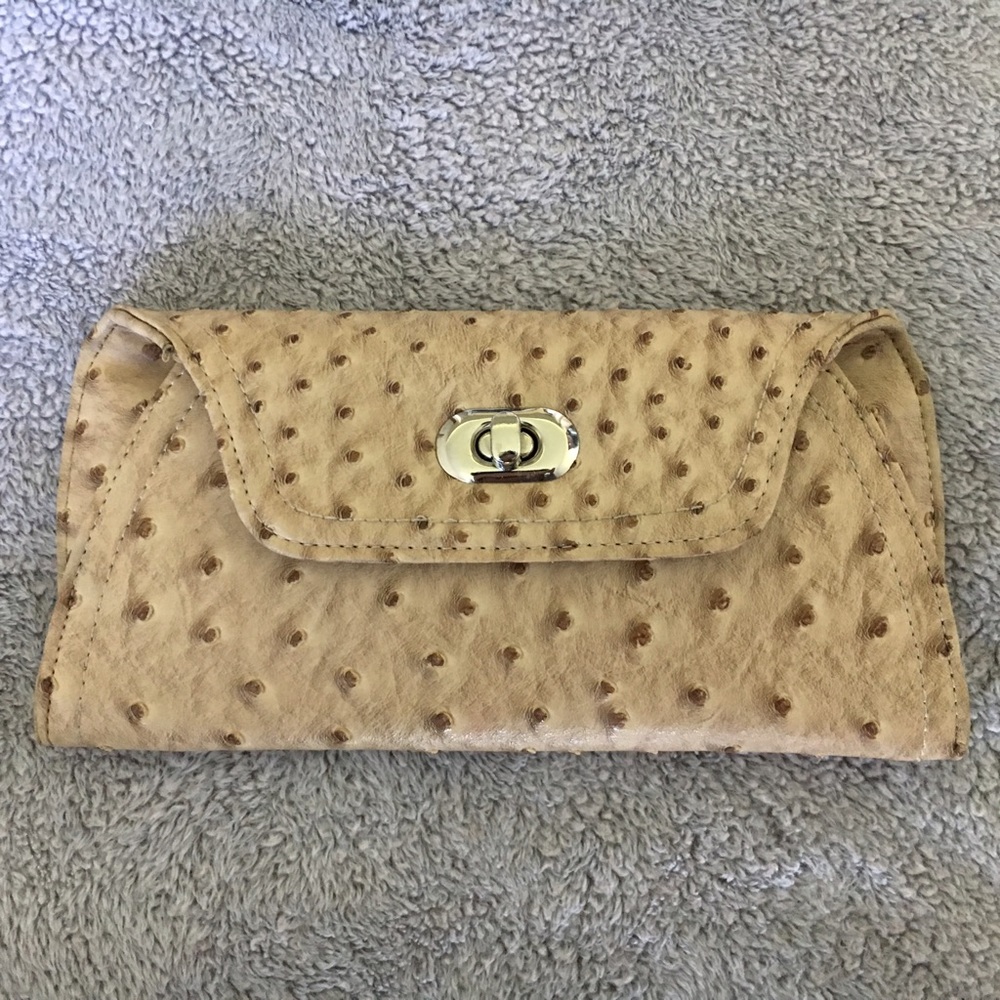 Tan Clutch