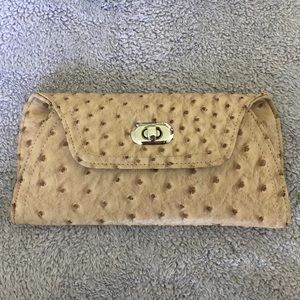 Tan Clutch