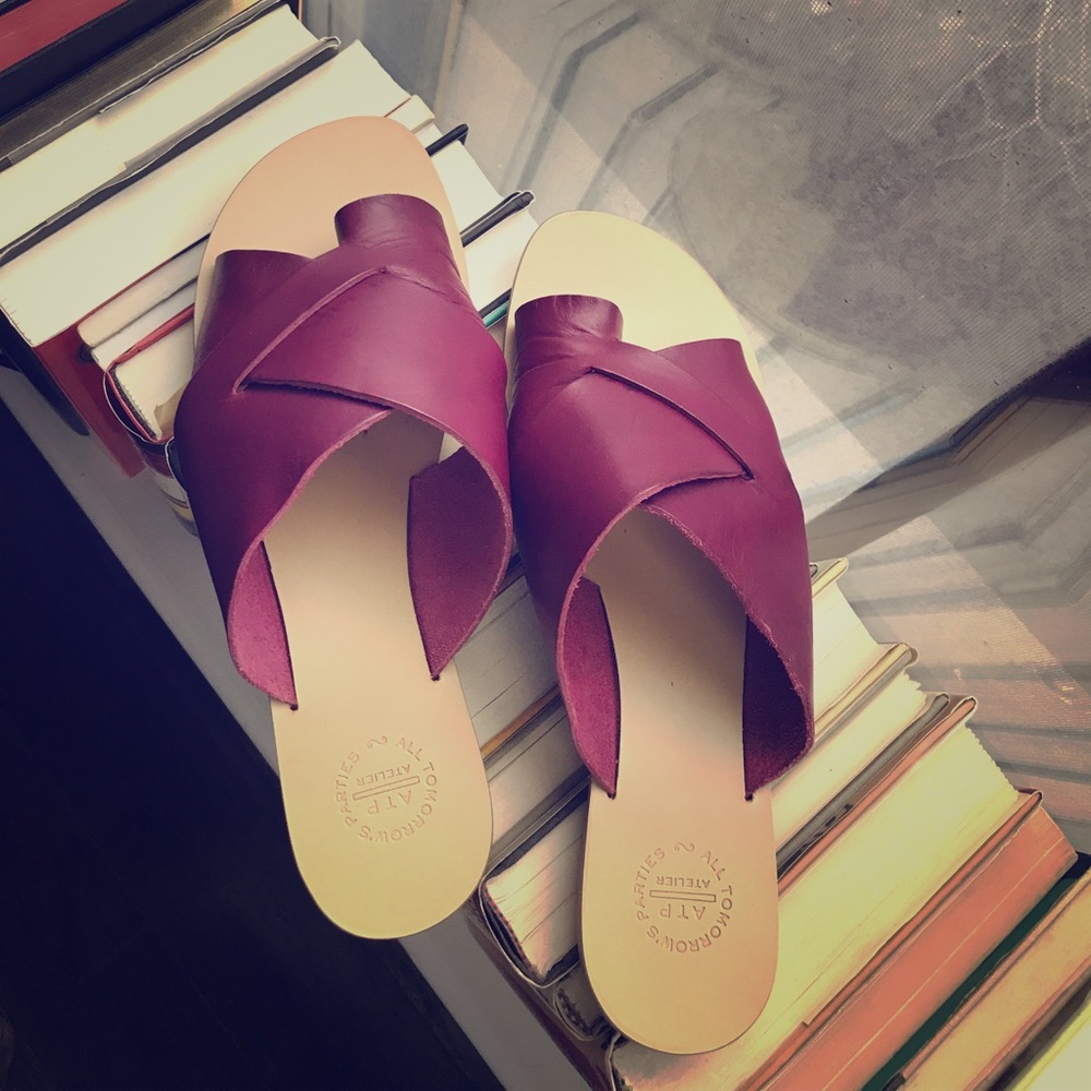 ATP Atelier Leather Slippers