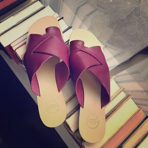 ATP Atelier Leather Slippers