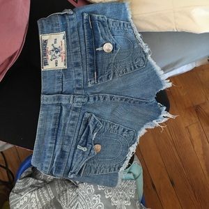 True religion women's shorts