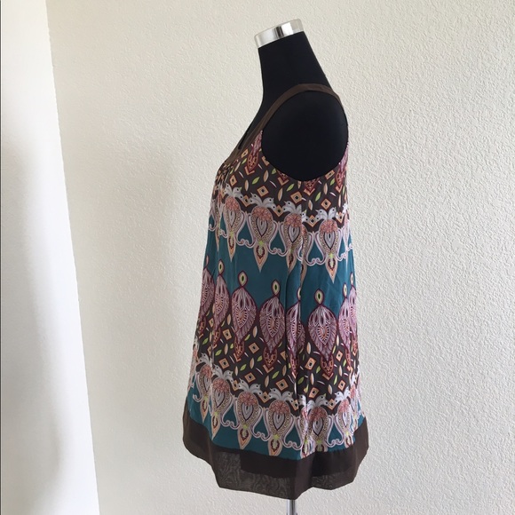 East India Tribal Print Swing Dress Fits S-M GUC - Picture 2 of 7