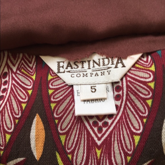 East India Tribal Print Swing Dress Fits S-M GUC - Picture 5 of 7