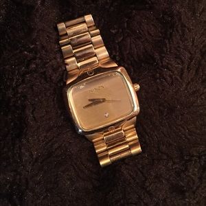 MENS Nixon Players Watch (Gold)