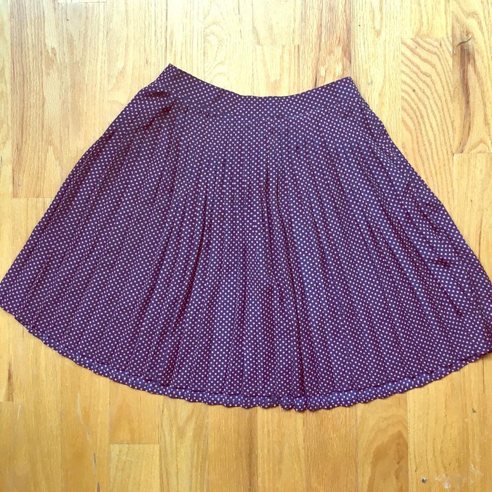 Brooklyn industries pleated flare skirt NW
