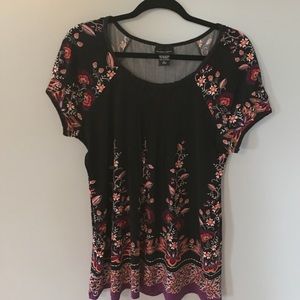 NY&Co Floral tunic top