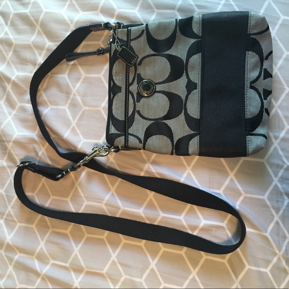 Black Coach Crossbody Purse