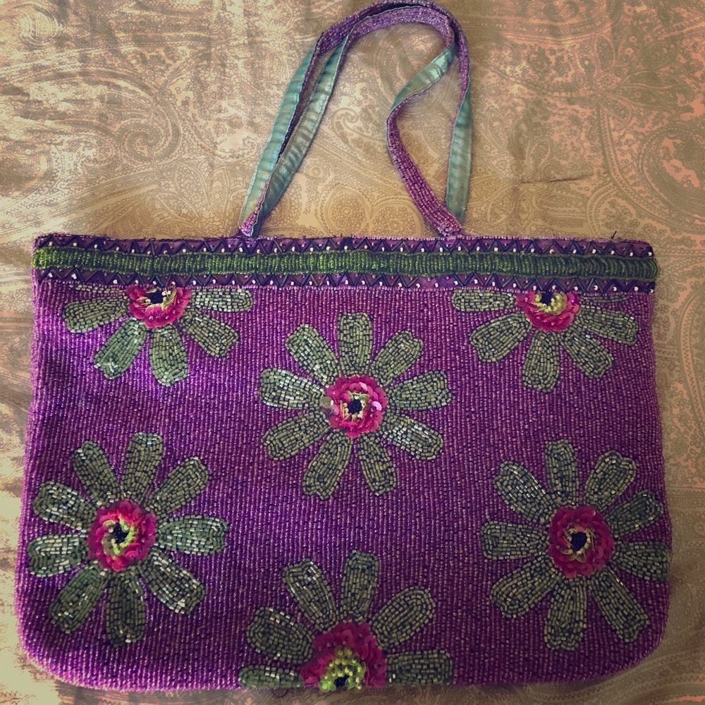 Beaded purse