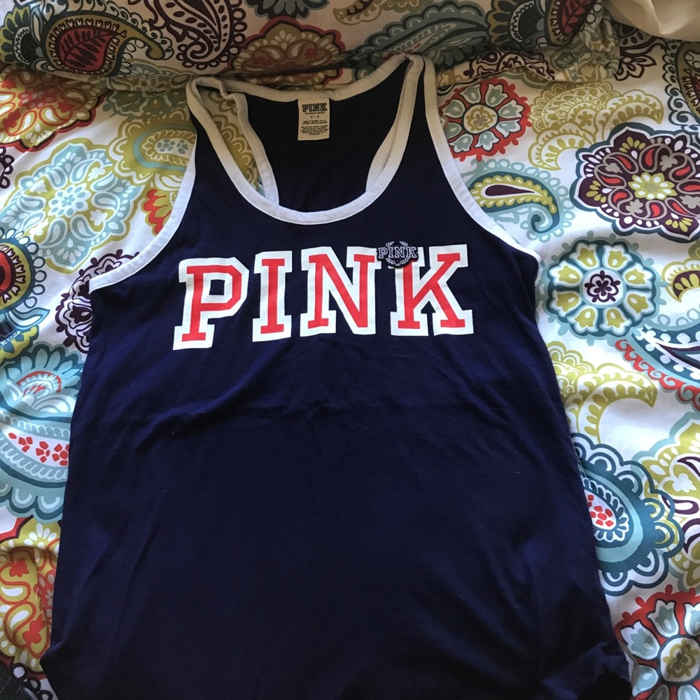 VS pink workout tank