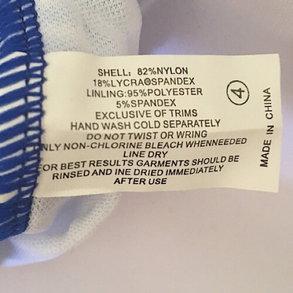 XL (14) Plus Size One-piece Bathing Suit NWT - Picture 4 of 4