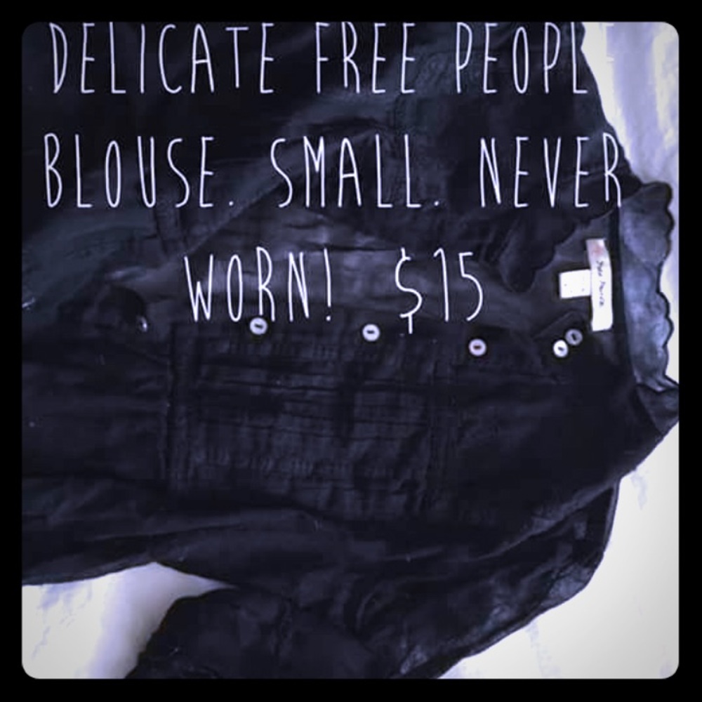 Free People Midnight Blouse