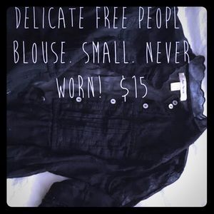 Free People Midnight Blouse
