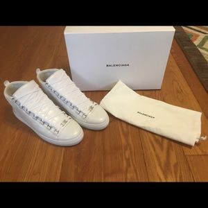 Balenciaga Arena Sneakers (White)