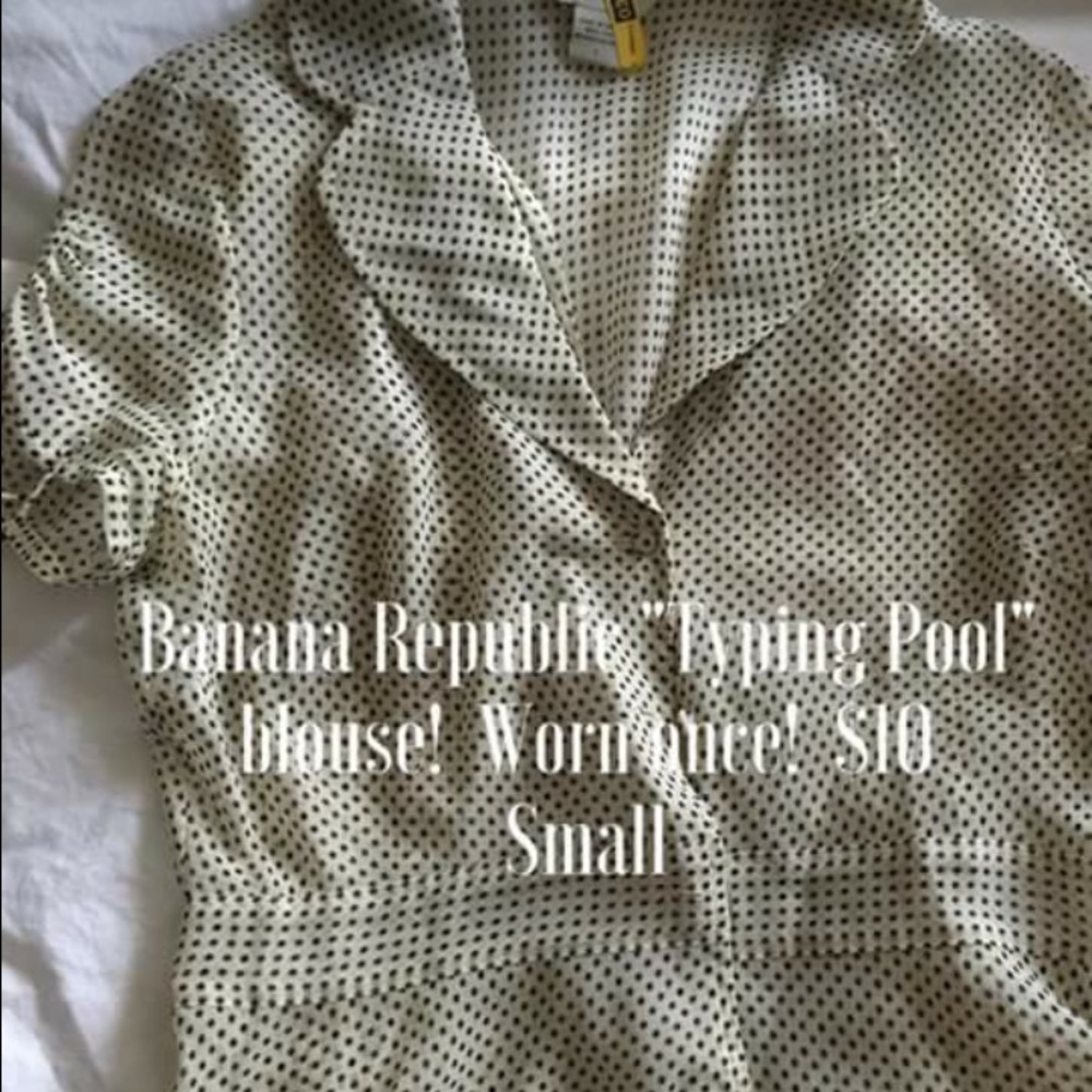 Banana Republic Typing Pool Blouse