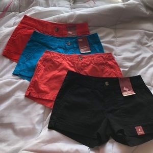 4 pairs of shorts