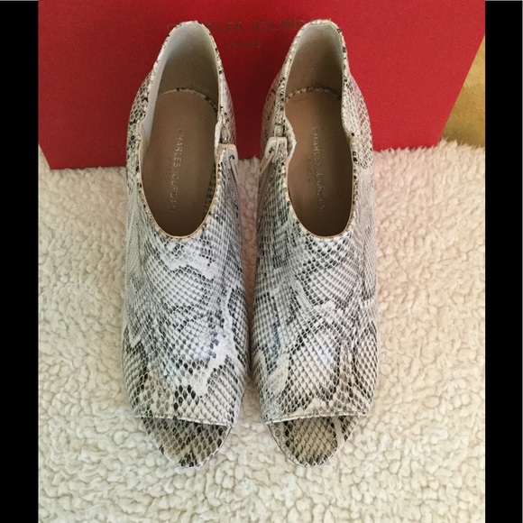 Reduced price! Snakeskin Bootie in sizes 7.5 & 8. - Picture 3 of 8